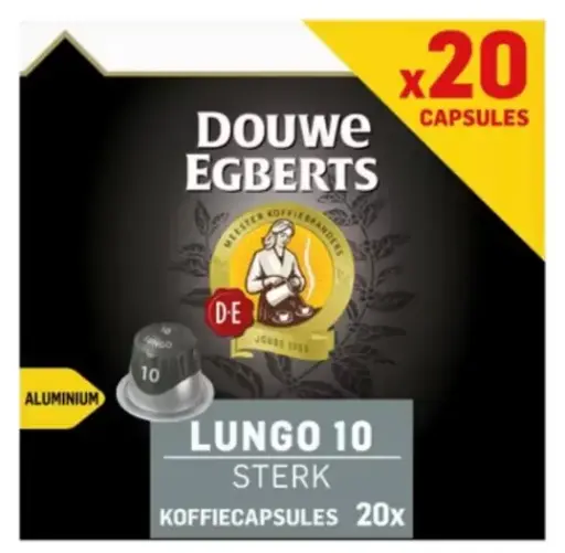 [105576] Douwe Egberts Lungo 10 strong (1x20 pcs)