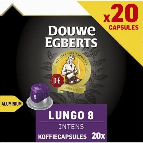 [105575] Douwe Egberts Lungo 8 intens (1x20 pcs)