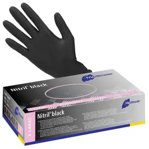 [105595] Nitril black Gloves XL (1x100 pcs)