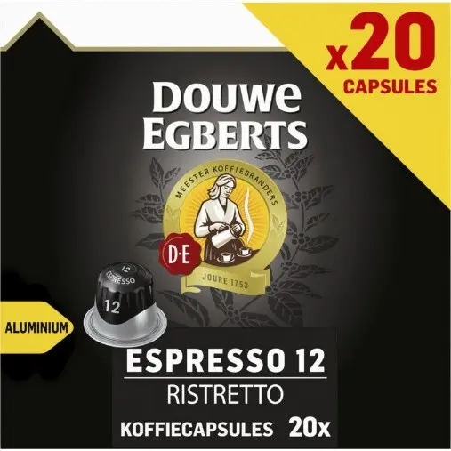 [105578] Douwe Egberts Ristretto 12 (1x20 pcs)