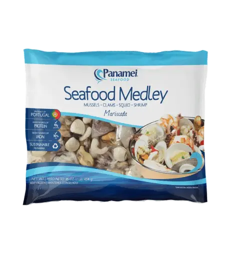 [102281] Seafood medley mix iqf rtl portugal (1x1 lbs)