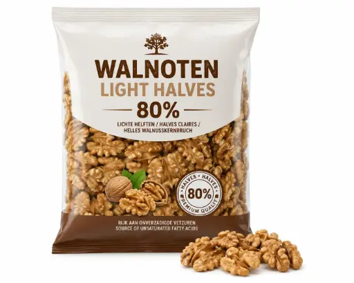 [106664] Walnoten light halves 80% (1x1000 g)