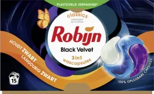 [105629] Robijn Wasmiddel caps black velvet (1x15 pcs)