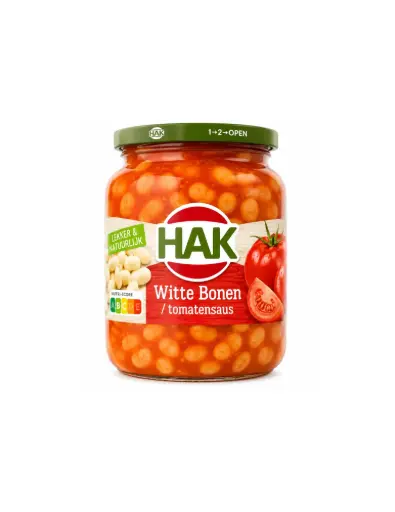 [106066] Hak Witte bonen/tomatensaus (1x210 ml)