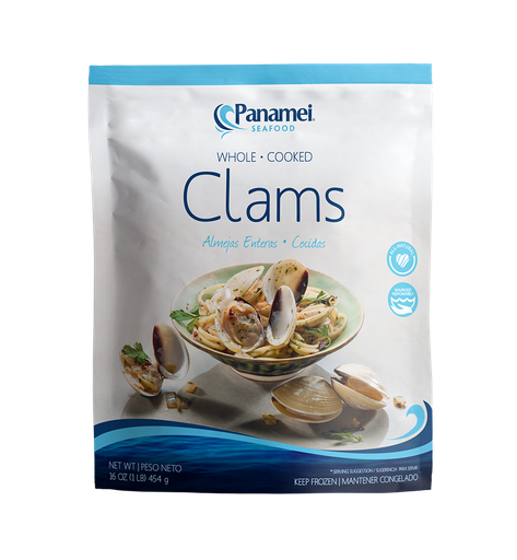 [102277] Panamei clams 17/22st whl ckd v/p 10x1lb