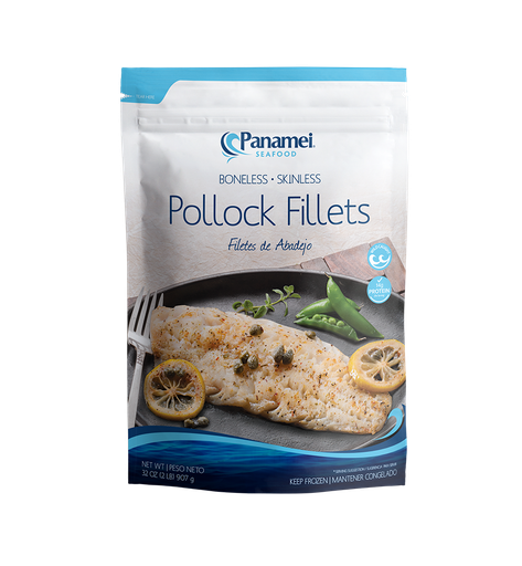 [104121] Panamei pollock fillets skinless boneless 20x1lb