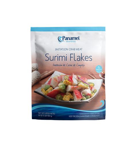 [104146] Panamei imitation crab Surimi flakes rtl 30x1lb