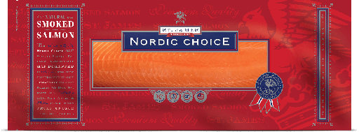 [104201] Nordic salmon smkd 2-4lb sk/on 15x2-4 lb