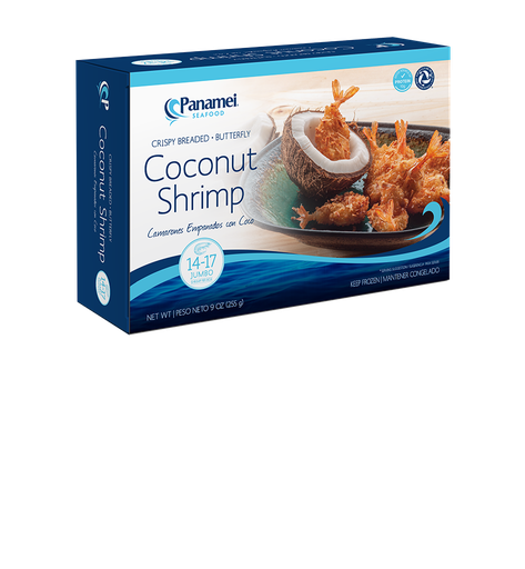 [104290] Panamei shrimp 21/25 coco brd bfly c/tail 4x3lb