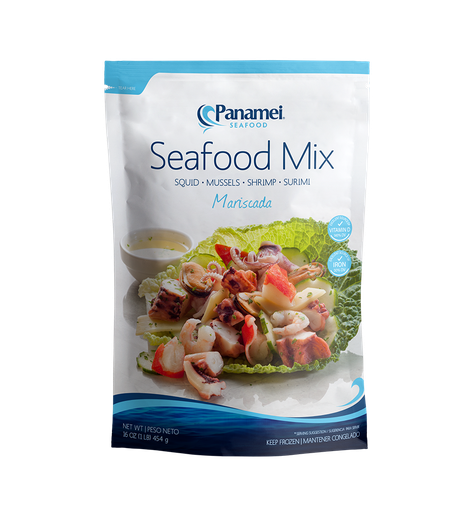 [104297] Panamei seafood mix w/surimi iqf rtl china 24x1lb