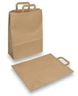 [106068] Draagtas papier bruin 26x17x25cm (1x400 pcs)