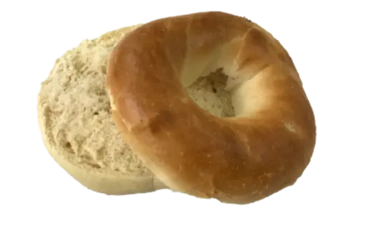 [105143] Bakersource bagels plain sliced thaw & serve 4 ounce (12x6 pcs)