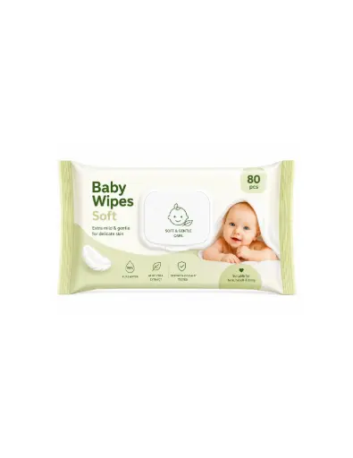 [105844] Baby wipes soft (1x80 pcs)