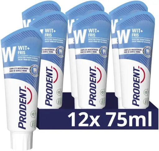 [107035] Prodent tandpasta wit+fris (1x75 ml)
