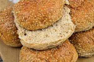 [100655] Bruine bollen sesam 6 st