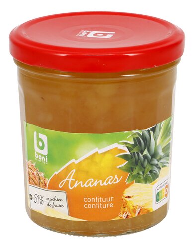 [105790] Boni confituur ananas 61% 6x370g