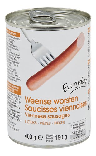 [105803] Everyday weense worsten 6st 12x400g