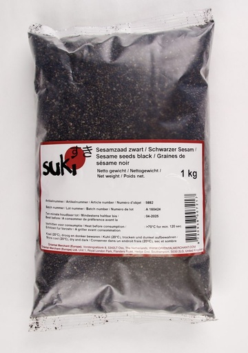 [106000] Suki black sesame seeds 1kg 