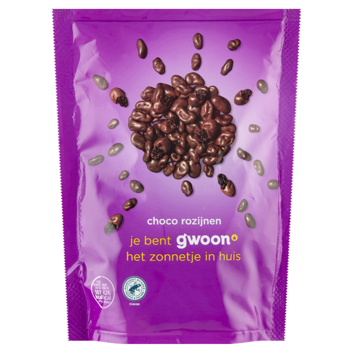 [105284] G'woon bitesize choco rozijn 20x200gr