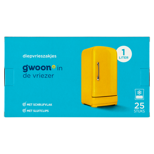 [105168] G'woon diepvrieszakken 1l 24x25st