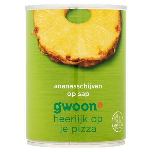 [105016] G'woon ananasschijven op sap 12x567gr