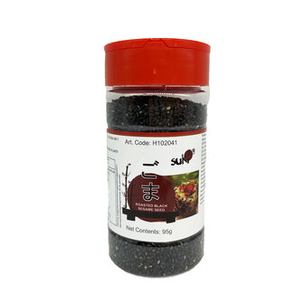 [106121] Suki roasted black sesame seeds 50x95gr