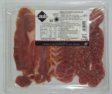 [106393] Caula tapas serrano salchichon coppa 120gr