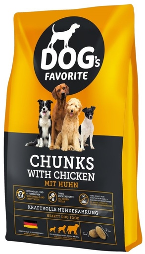 [106333] Dog favorite chunks with chicken 15kg